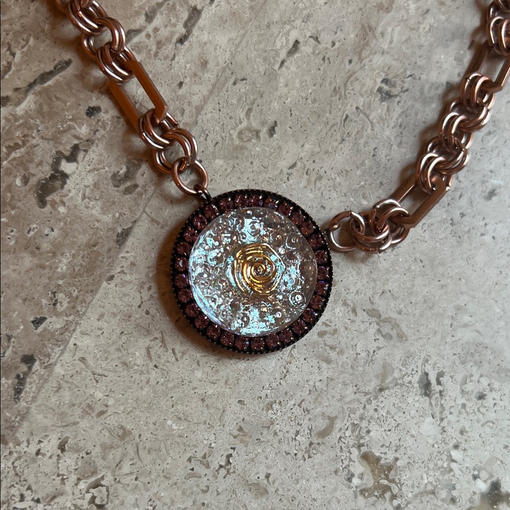 Sabika Medallion Necklace From Spring 21 Capsule Collection - Picture 2 of 5